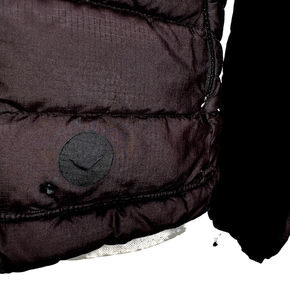 Patagonia Goose Down Puffer Jacket Women’s XS Black Pockets Insulated FLAWS READ - Picture 12 of 12